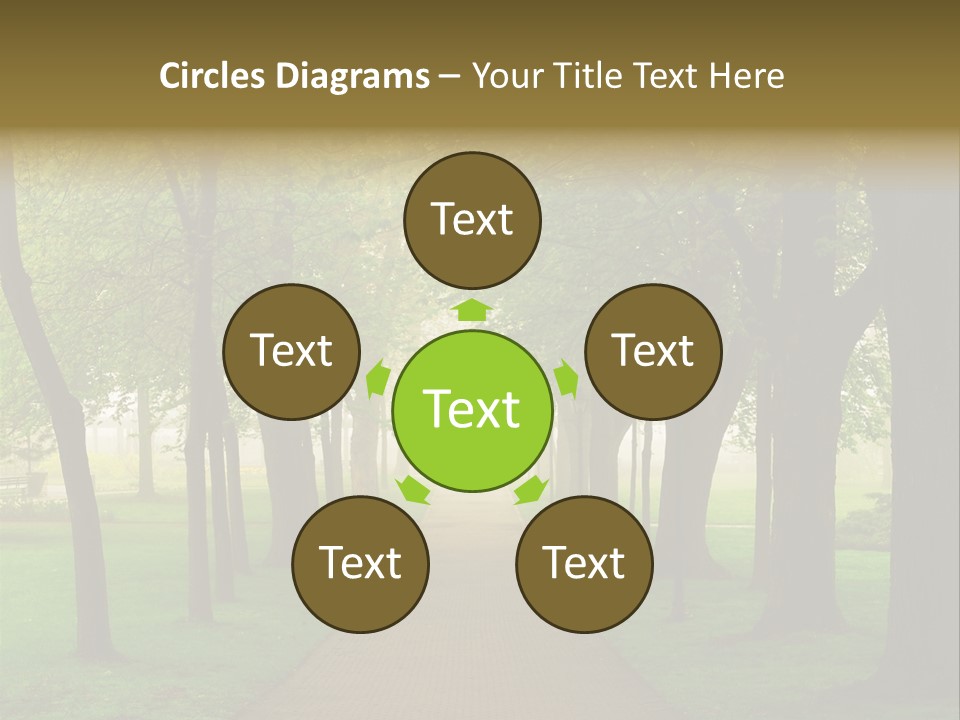 Journey Forest Landscape PowerPoint Template