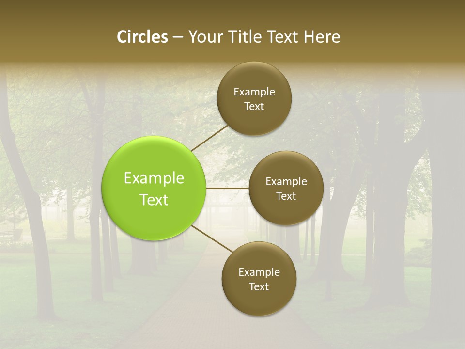 Journey Forest Landscape PowerPoint Template