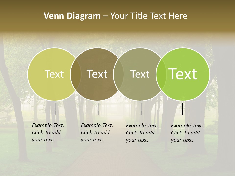 Journey Forest Landscape PowerPoint Template