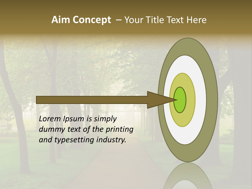 Journey Forest Landscape PowerPoint Template