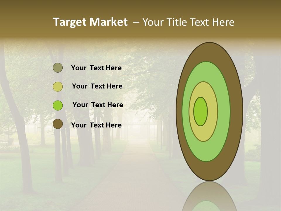 Journey Forest Landscape PowerPoint Template