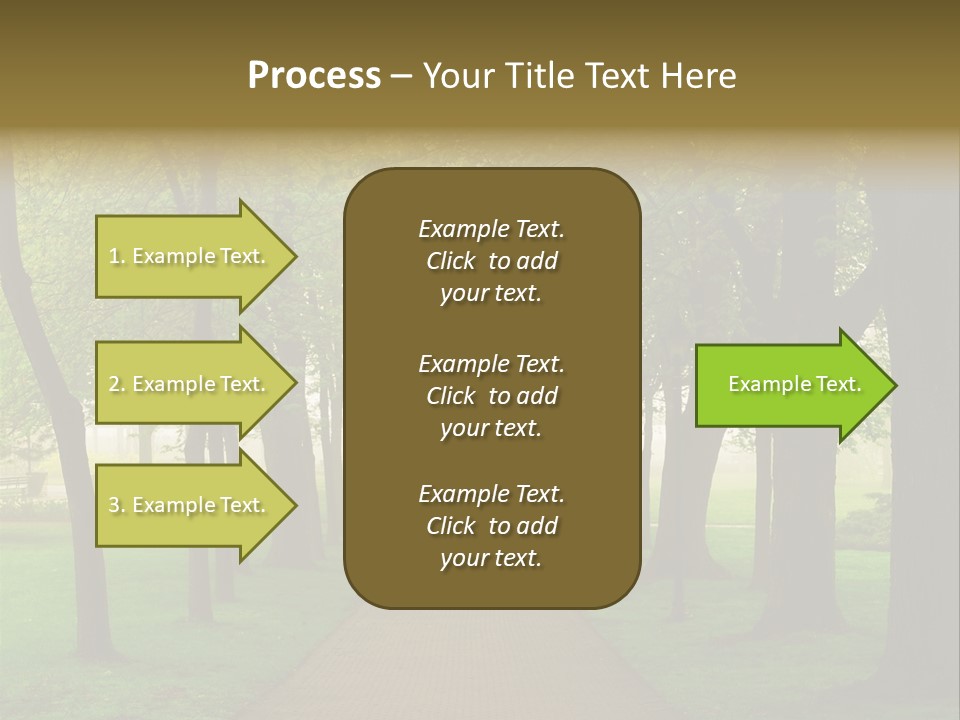 Journey Forest Landscape PowerPoint Template