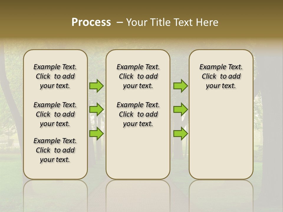 Journey Forest Landscape PowerPoint Template