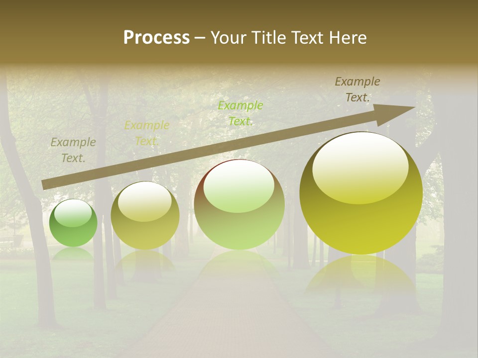 Journey Forest Landscape PowerPoint Template