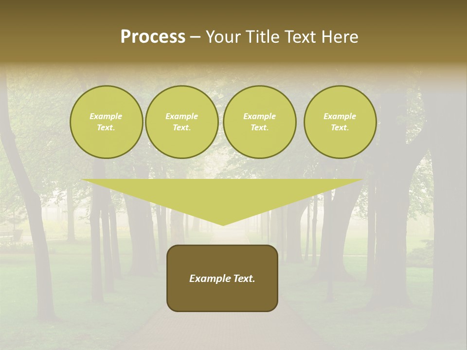 Journey Forest Landscape PowerPoint Template