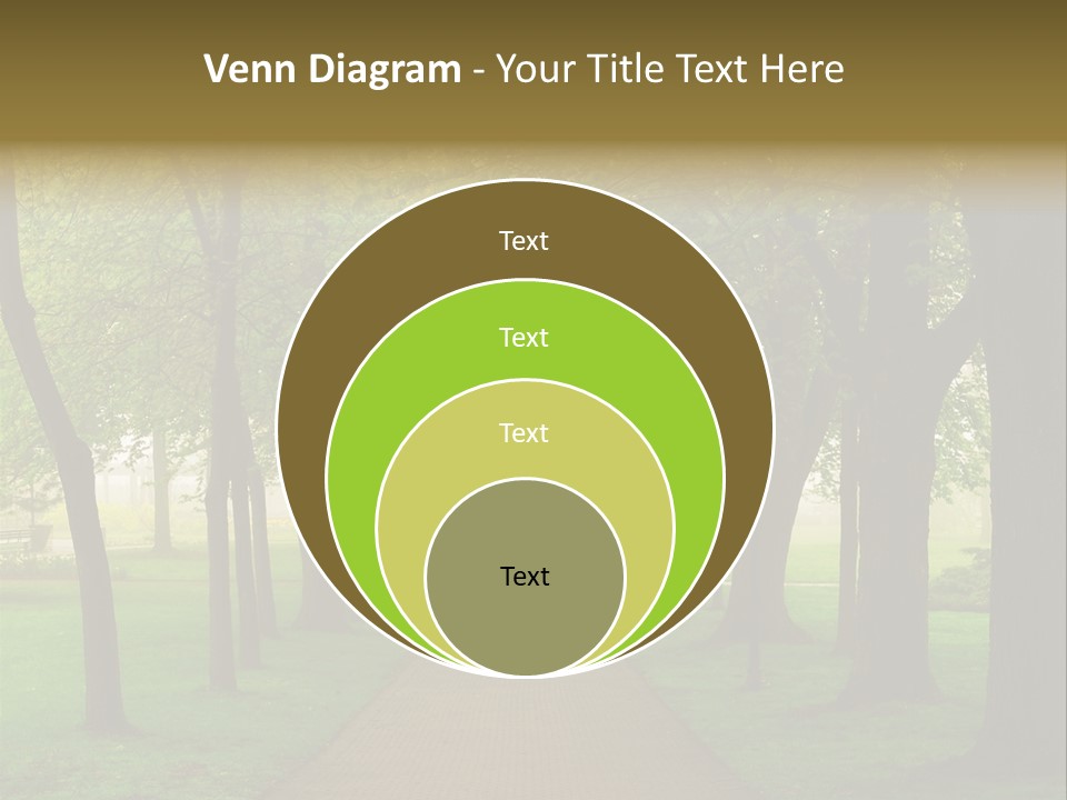 Journey Forest Landscape PowerPoint Template