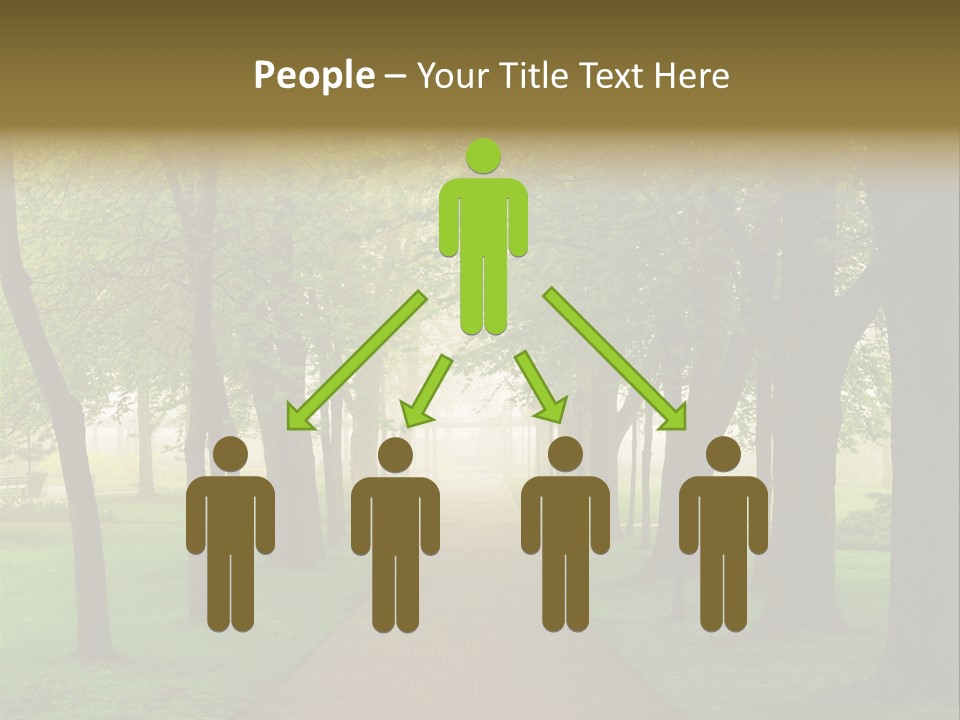 Journey Forest Landscape PowerPoint Template