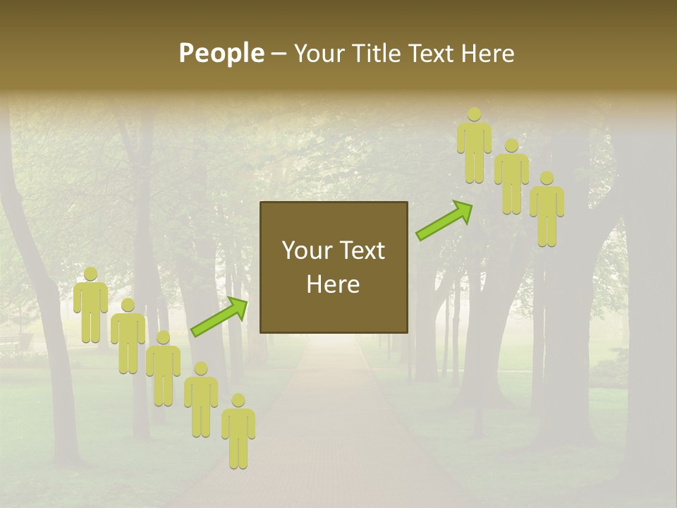 Journey Forest Landscape PowerPoint Template