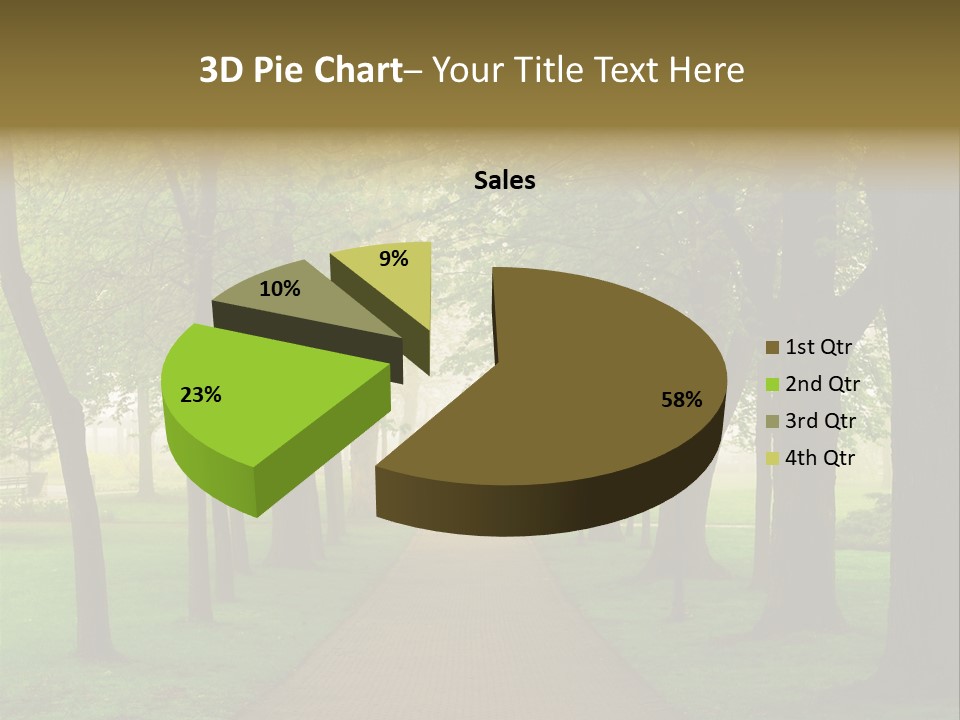Journey Forest Landscape PowerPoint Template