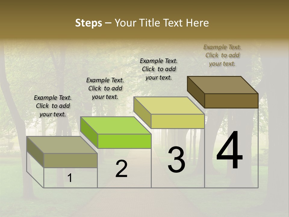 Journey Forest Landscape PowerPoint Template