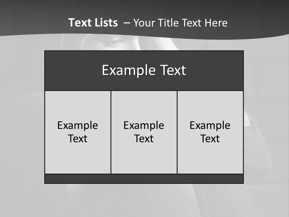 A Woman Sitting In Front Of A Brick Wall With Her Hands On Her Head PowerPoint Template