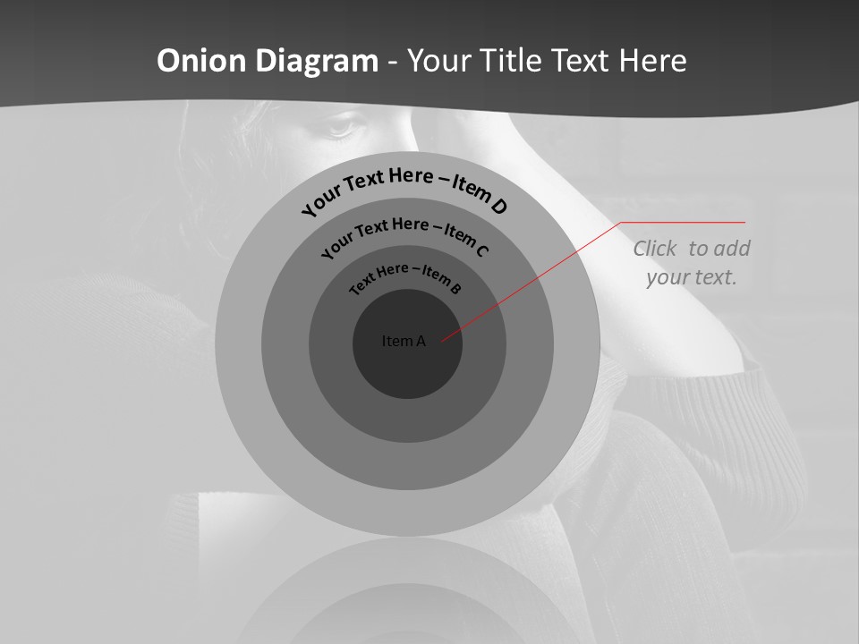 A Woman Sitting In Front Of A Brick Wall With Her Hands On Her Head PowerPoint Template