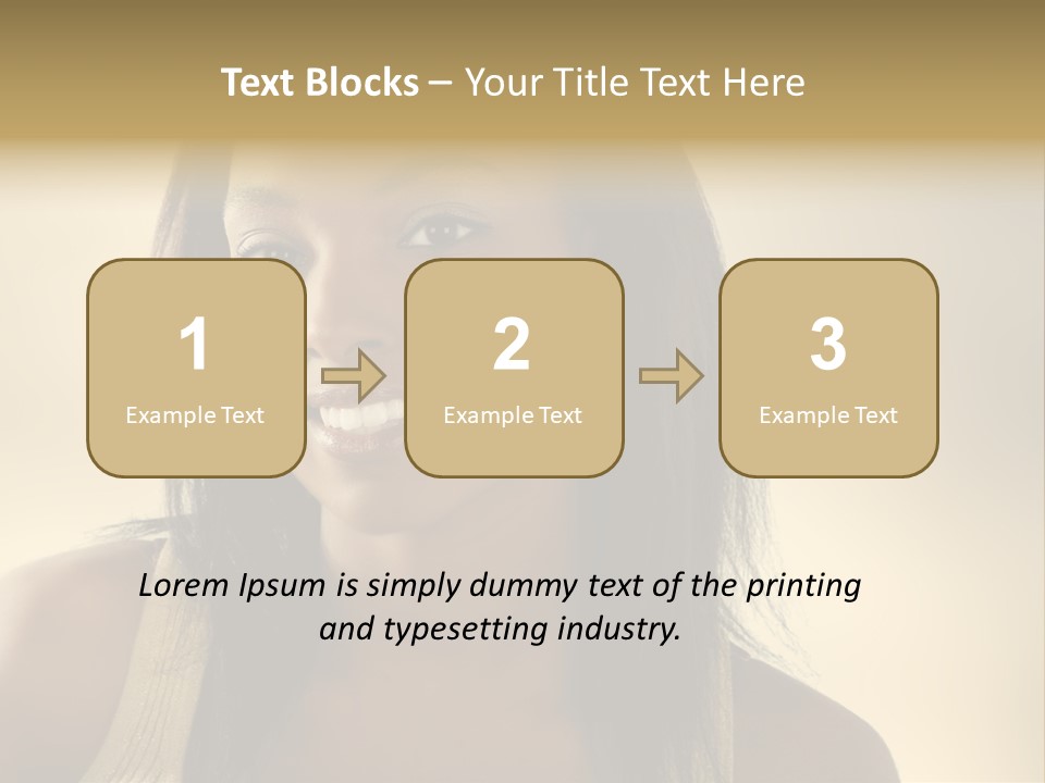 People American Fashion PowerPoint Template