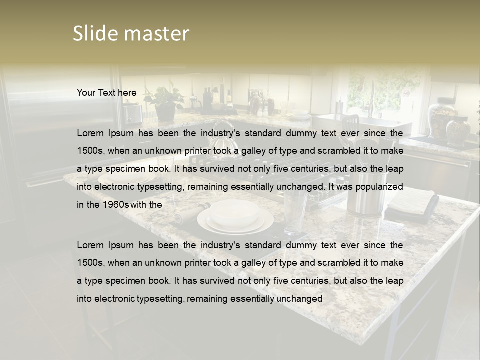 Appliance Stock Counter PowerPoint Template