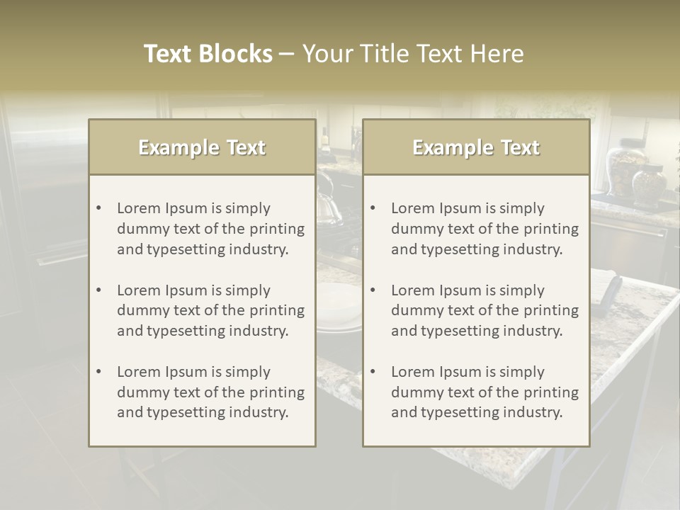 Appliance Stock Counter PowerPoint Template