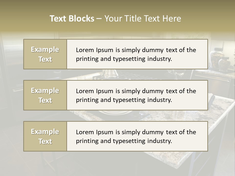 Appliance Stock Counter PowerPoint Template