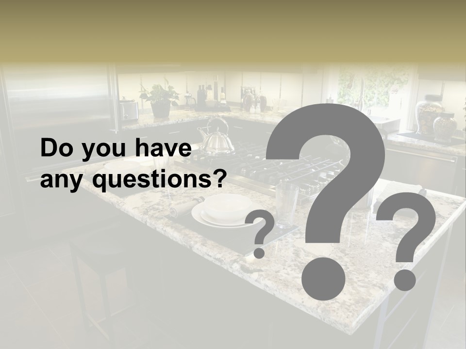 Appliance Stock Counter PowerPoint Template