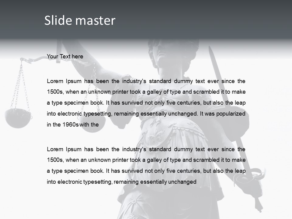 Act Myth Judiciary PowerPoint Template