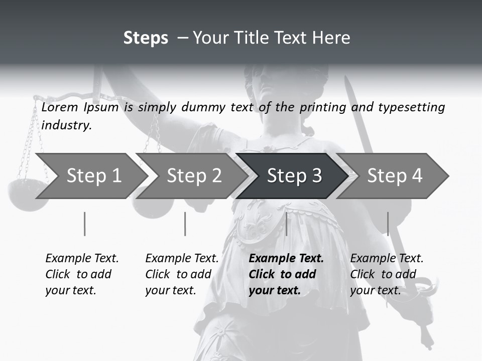 Act Myth Judiciary PowerPoint Template