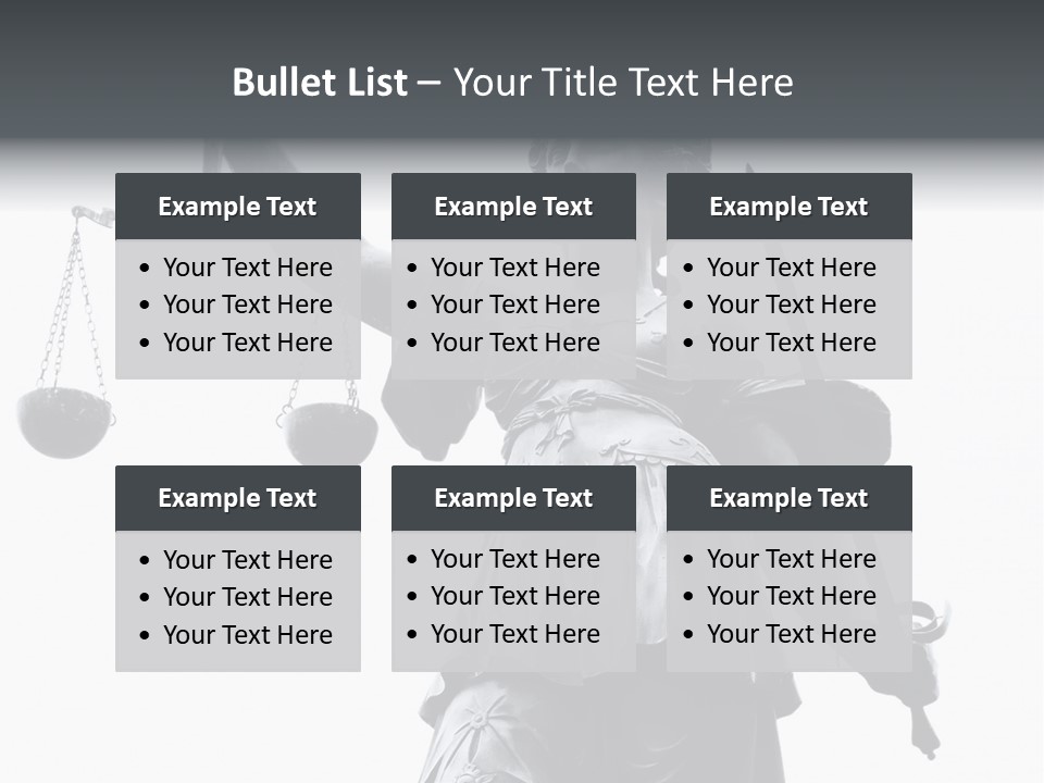 Act Myth Judiciary PowerPoint Template