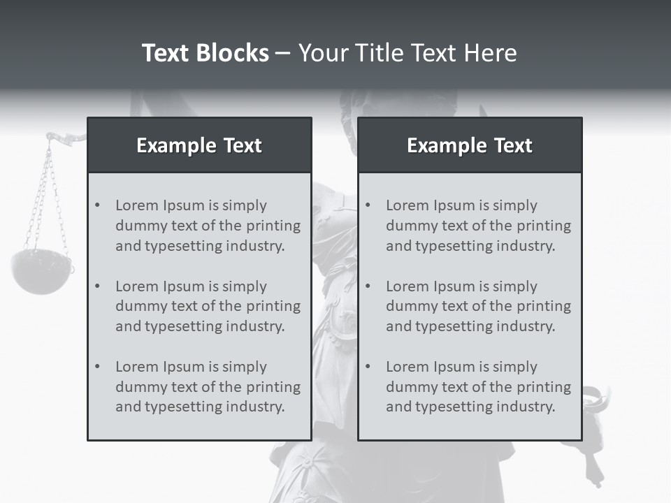 Act Myth Judiciary PowerPoint Template