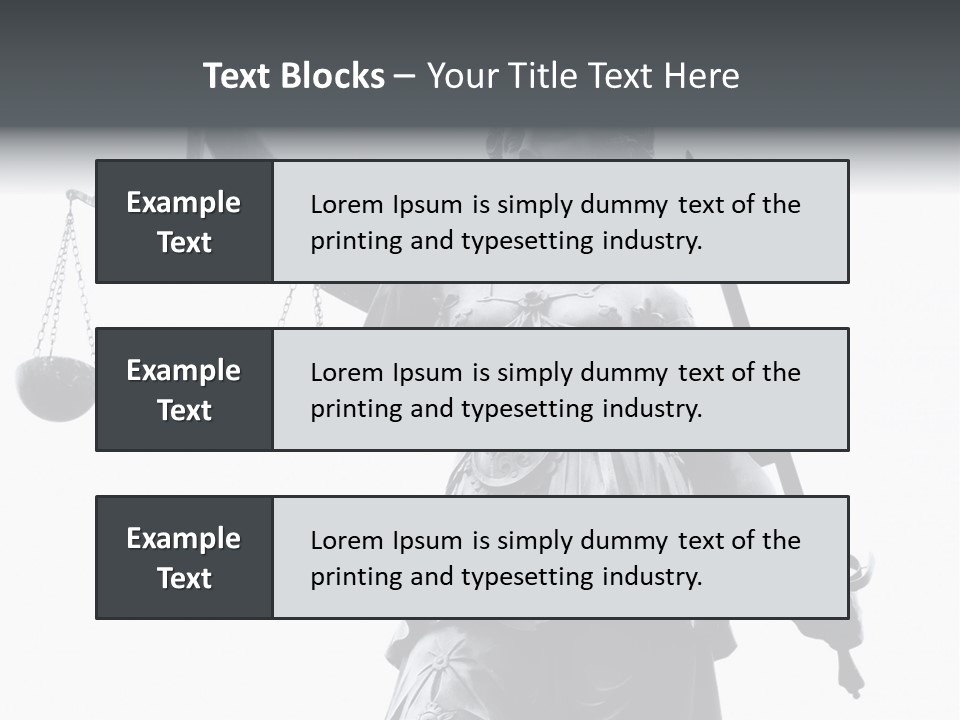 Act Myth Judiciary PowerPoint Template