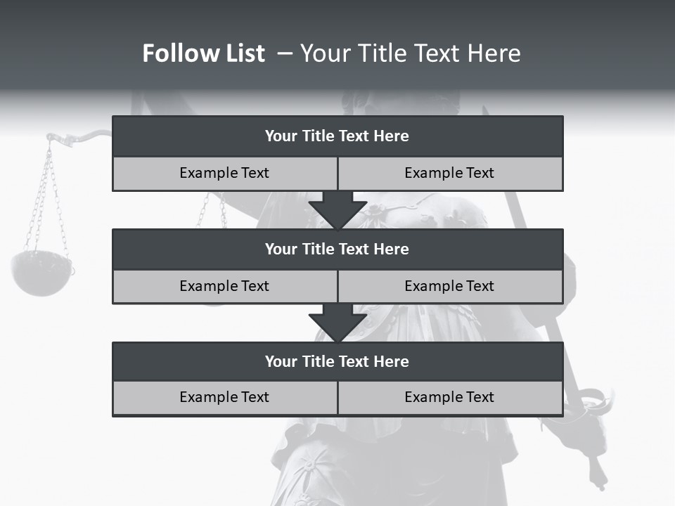 Act Myth Judiciary PowerPoint Template