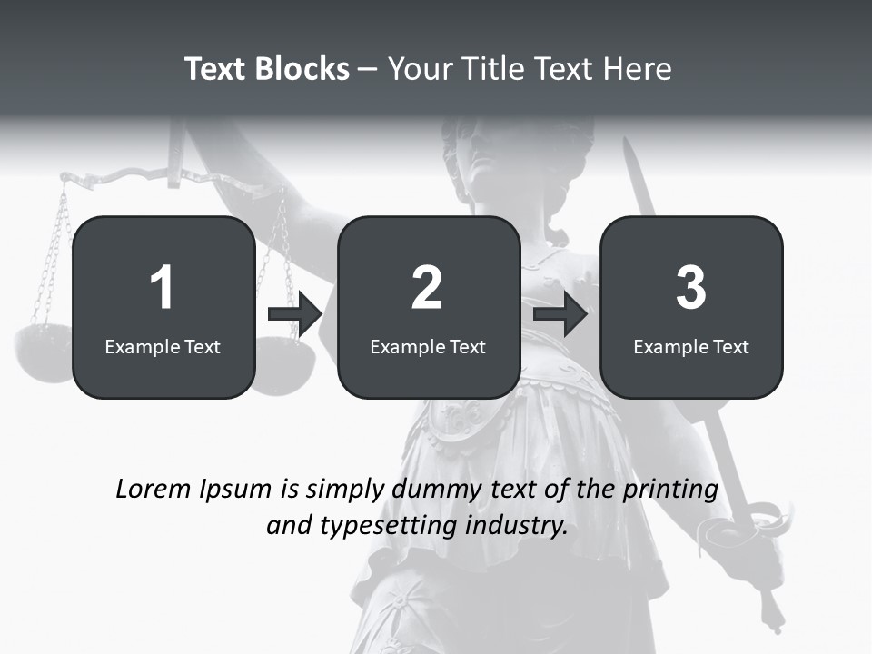 Act Myth Judiciary PowerPoint Template