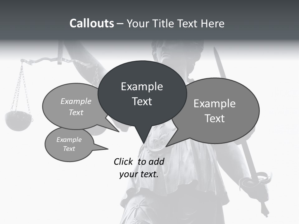Act Myth Judiciary PowerPoint Template