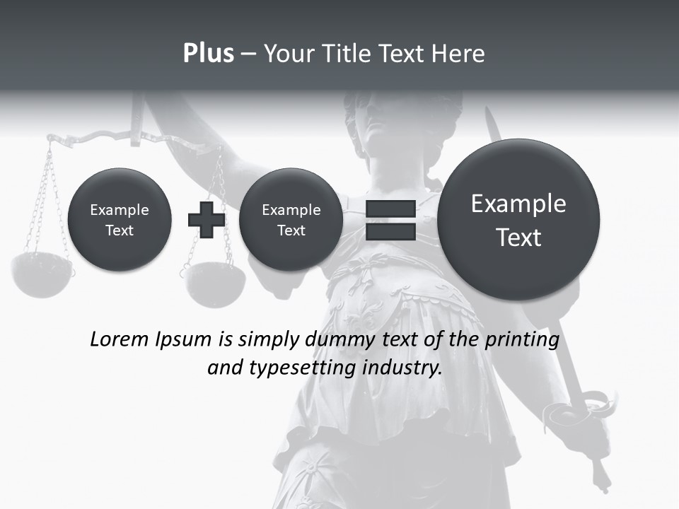 Act Myth Judiciary PowerPoint Template