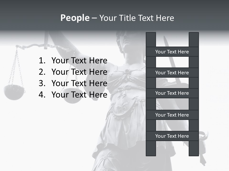 Act Myth Judiciary PowerPoint Template