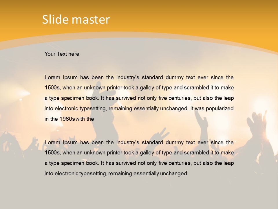 Smoke Volume Light PowerPoint Template