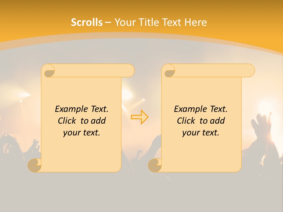 Smoke Volume Light PowerPoint Template