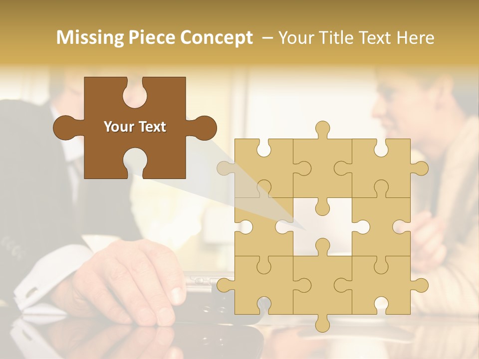 Corporate Man Leader PowerPoint Template