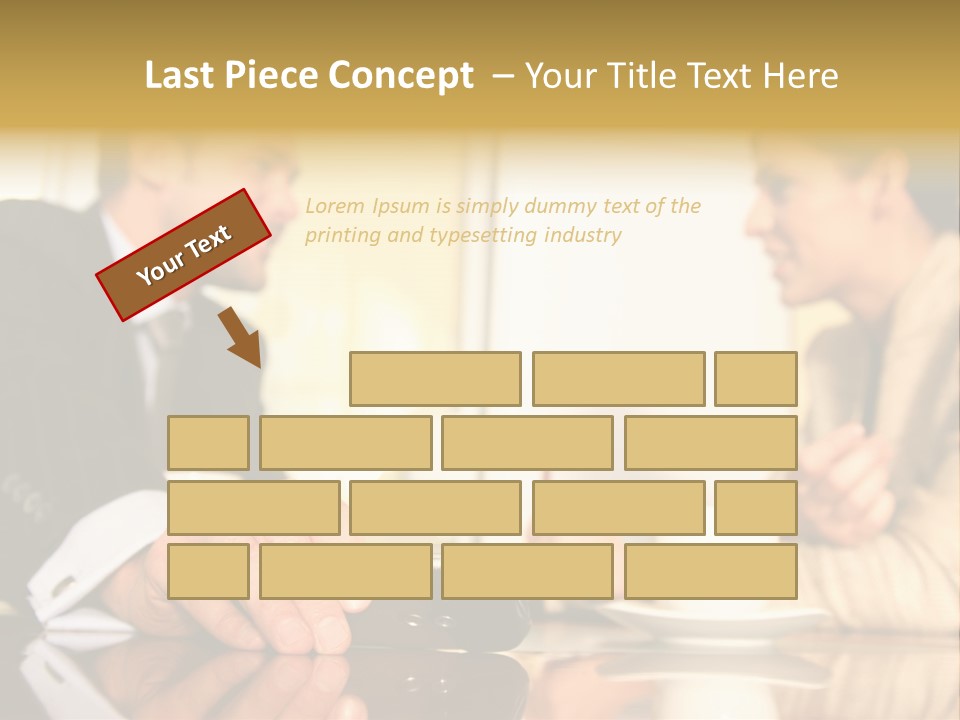 Corporate Man Leader PowerPoint Template