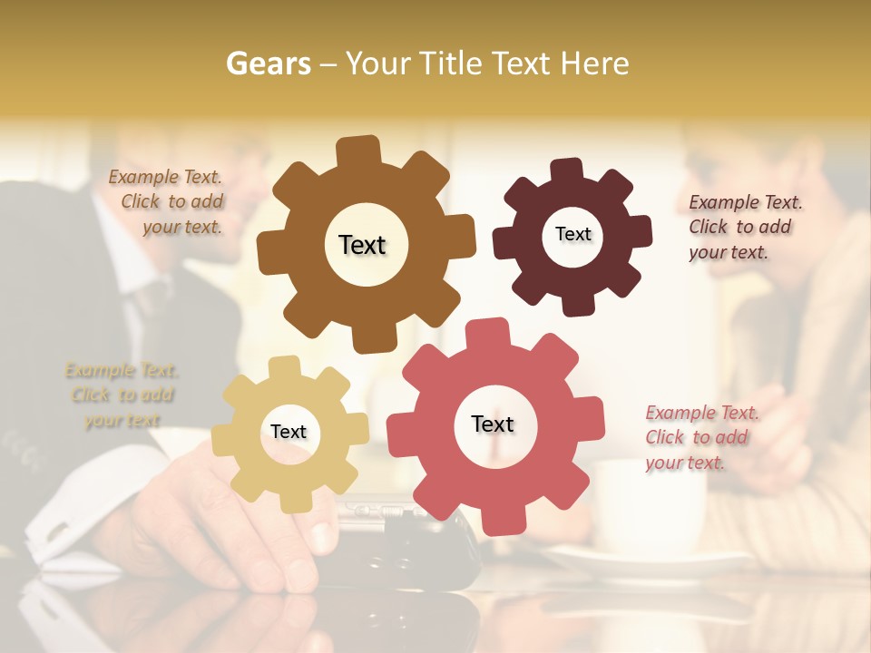 Corporate Man Leader PowerPoint Template