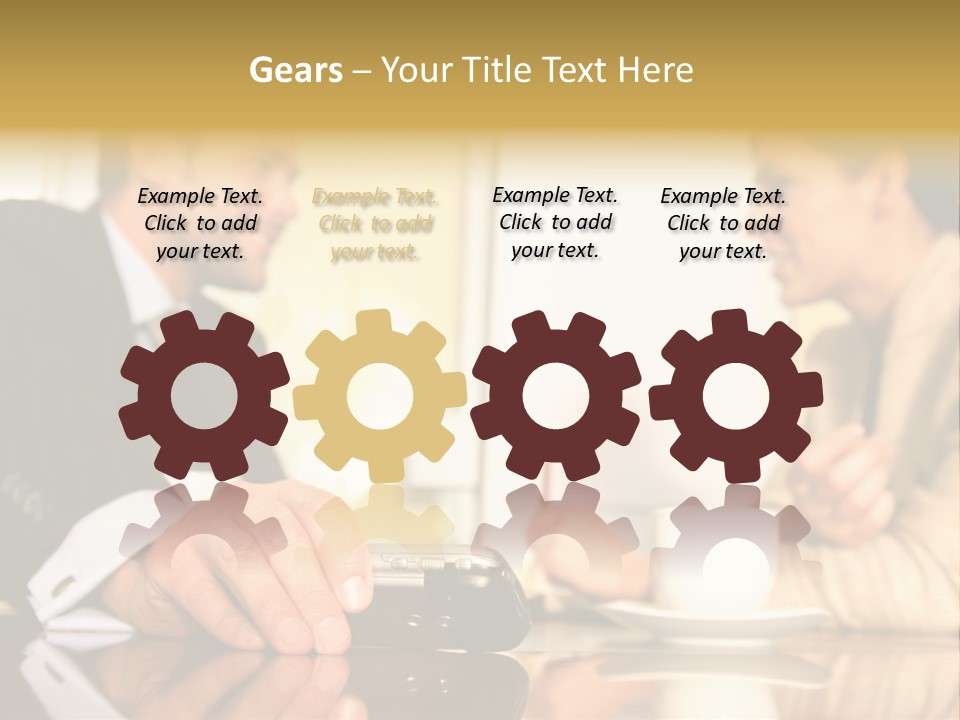 Corporate Man Leader PowerPoint Template