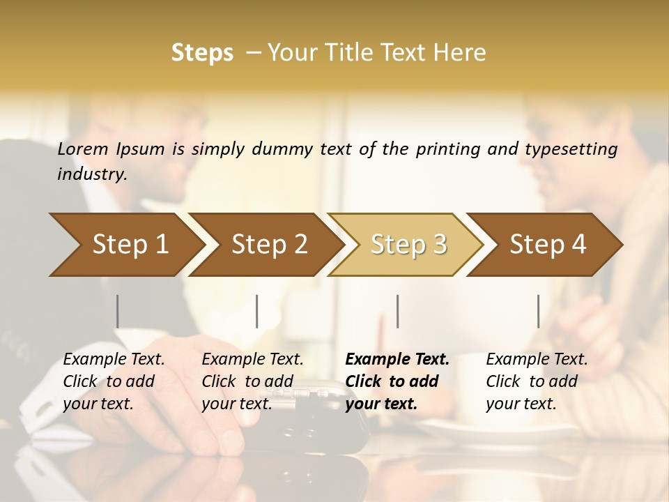 Corporate Man Leader PowerPoint Template