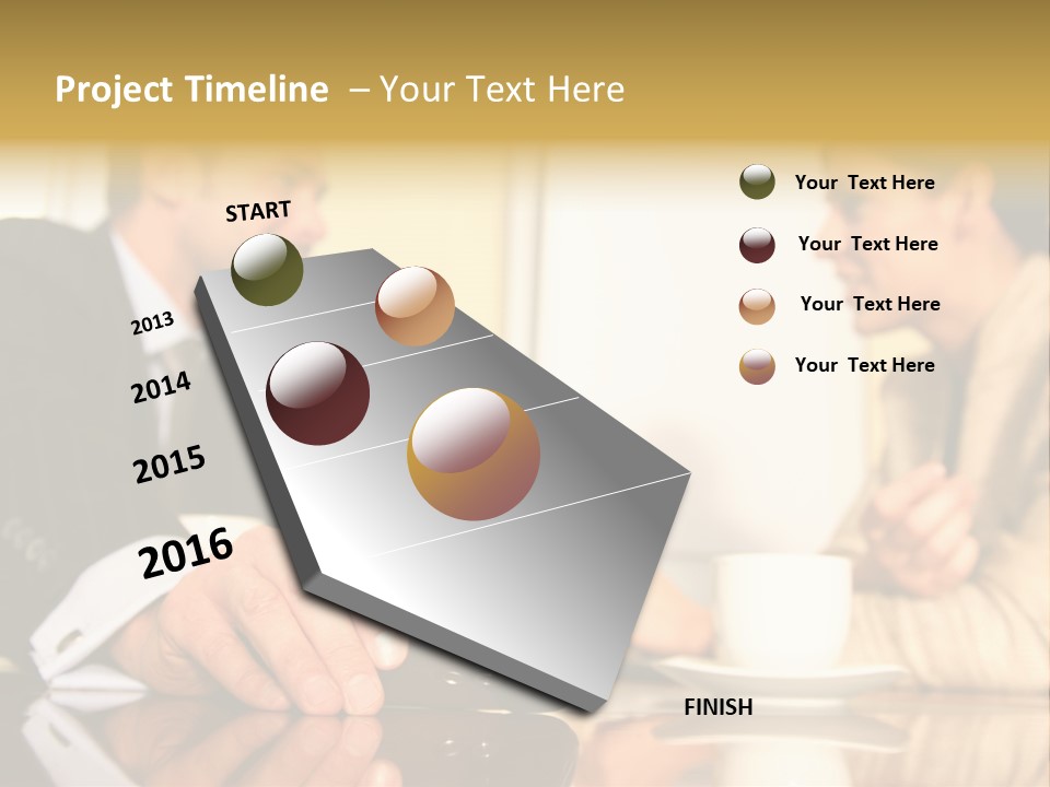 Corporate Man Leader PowerPoint Template