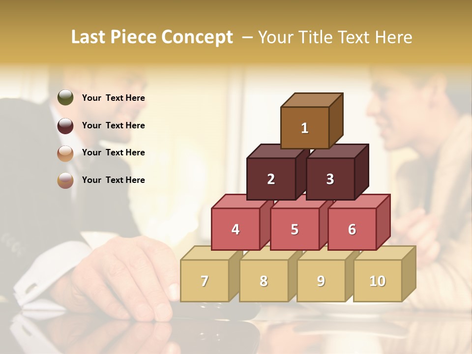 Corporate Man Leader PowerPoint Template