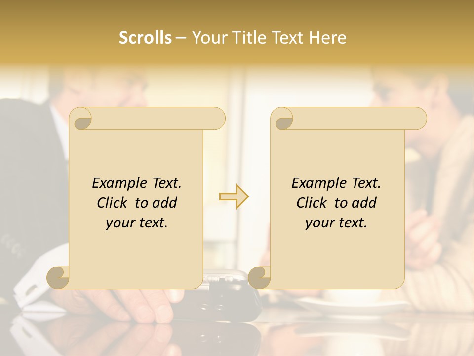 Corporate Man Leader PowerPoint Template