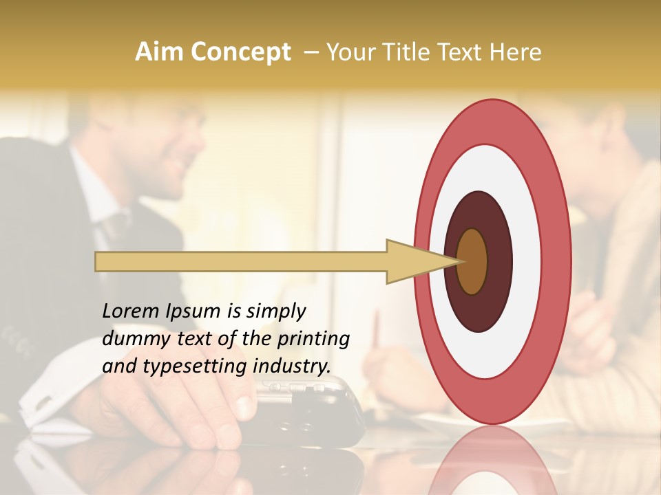 Corporate Man Leader PowerPoint Template