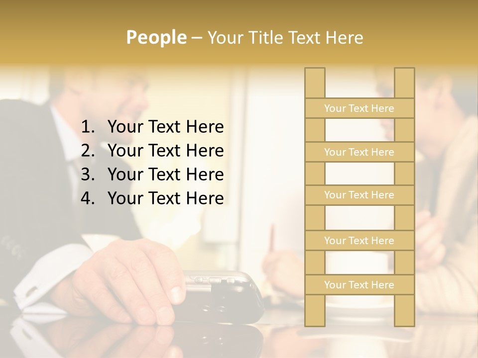 Corporate Man Leader PowerPoint Template