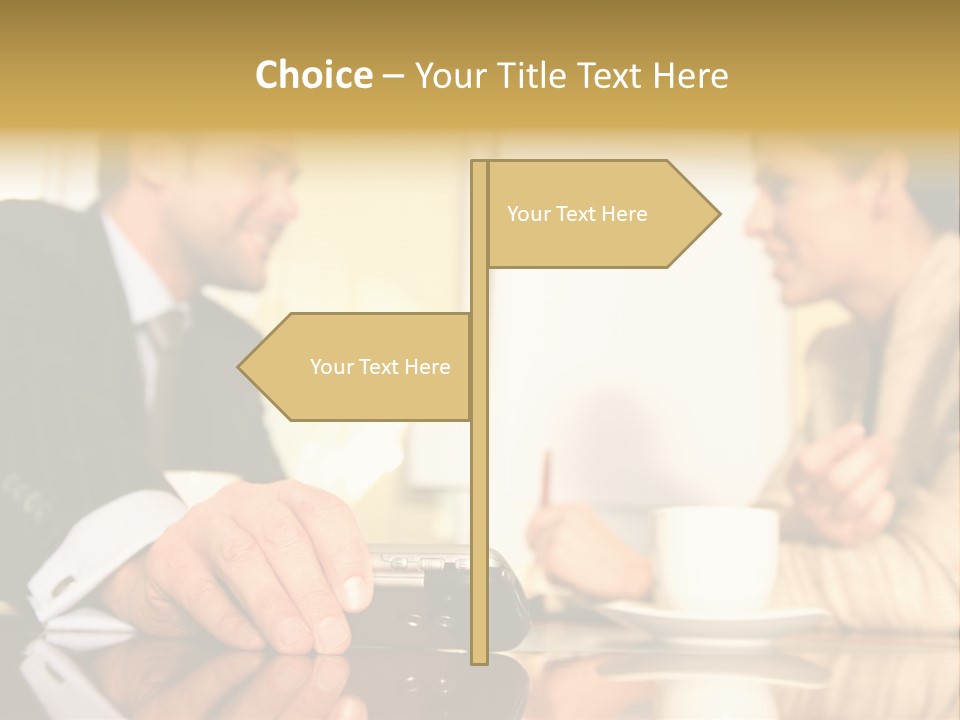 Corporate Man Leader PowerPoint Template