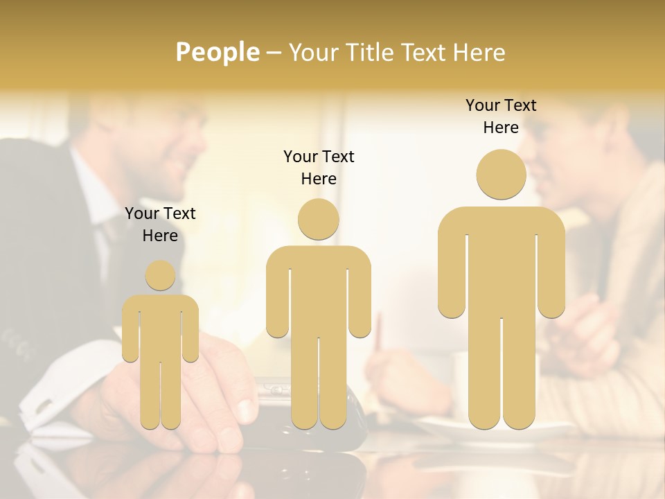 Corporate Man Leader PowerPoint Template