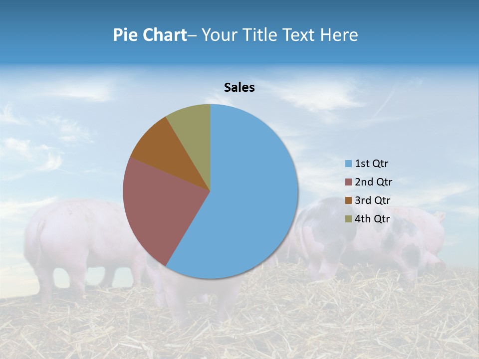 Breed Pink Farm PowerPoint Template