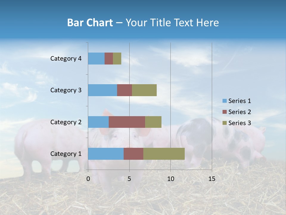 Breed Pink Farm PowerPoint Template