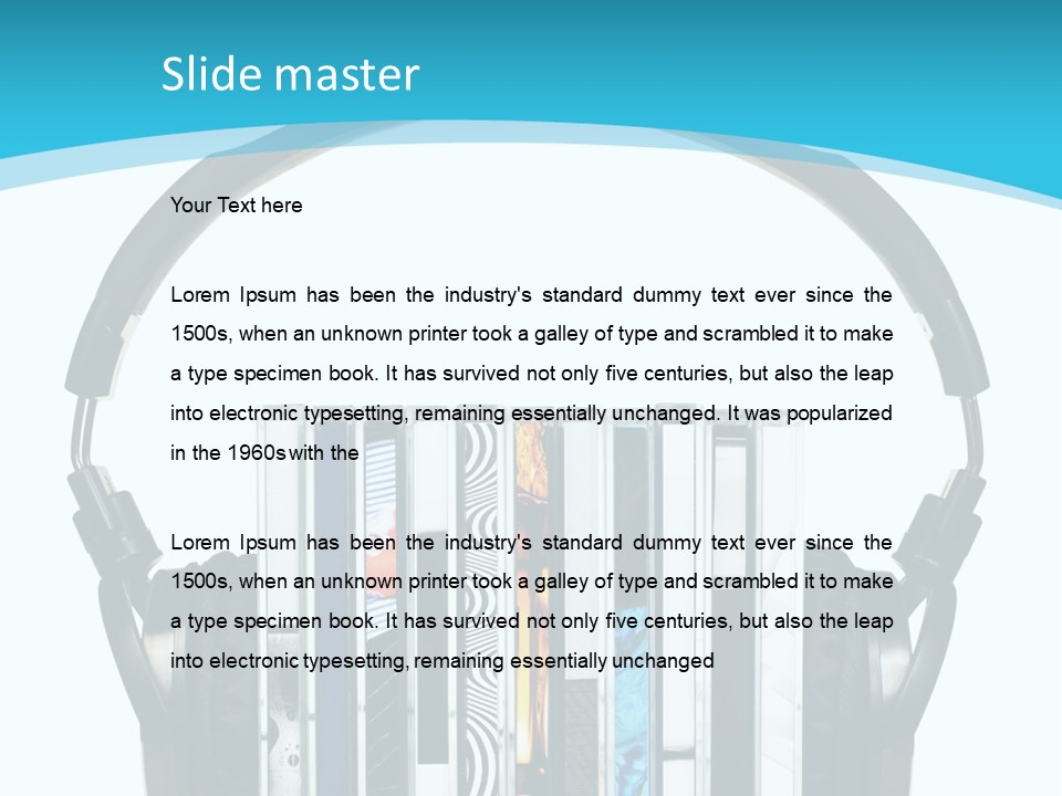 Optical Equipment Group PowerPoint Template