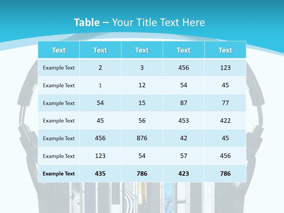 Optical Equipment Group PowerPoint Template