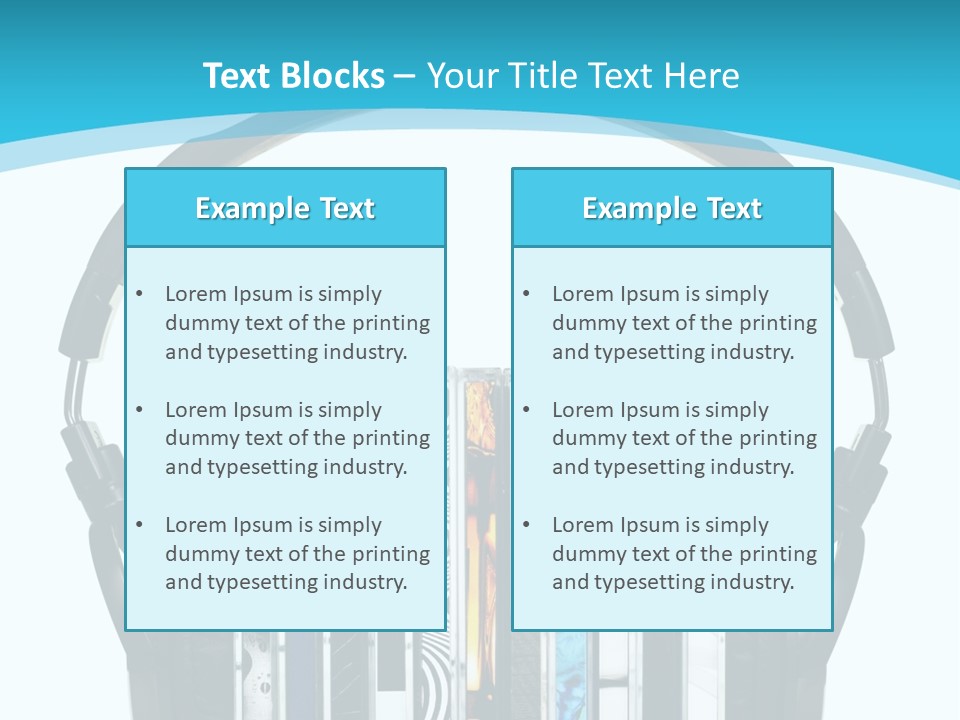 Optical Equipment Group PowerPoint Template